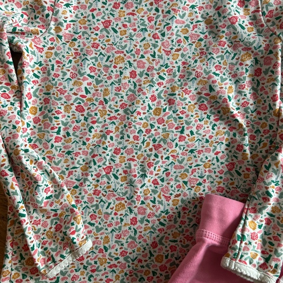 2 piece set /lot of 2 Hanna Anderson outfit LS shirt and shorts size 120 ~ 6/7 - Picture 4 of 10